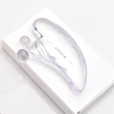 Placa Guasha de alta qualidade Quartzo Jade Pedra Preciosa Cristal Gua Sha Massagem