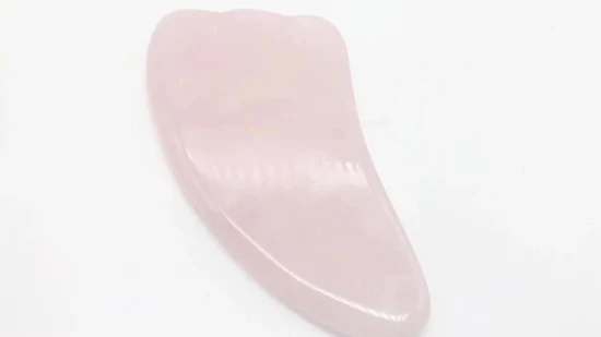 Ferramenta de massagem de raspagem de quartzo rosa natural guasha placa de massagem de beleza guasha sem caixa