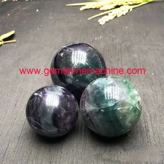 Atacado esfera de fluorita verde roxo natural esculturas de bola de cristal